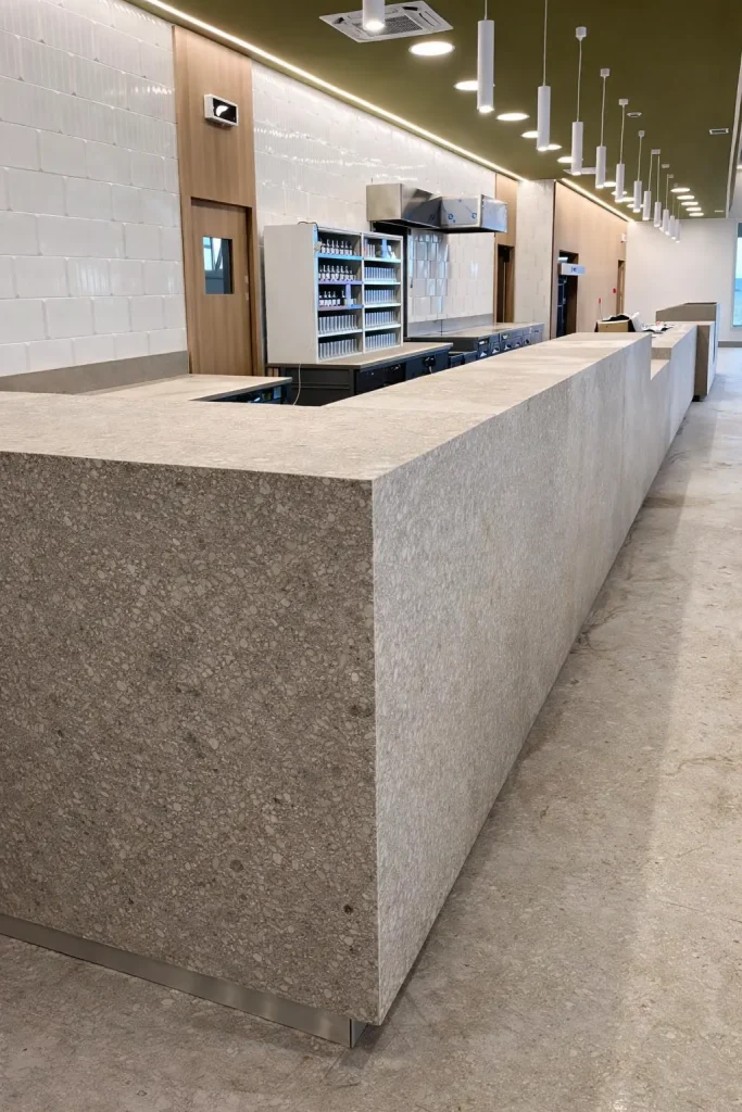 Rivestimento Banconi in Gres per Aree di Servizio-zambon marmi rovigo-3